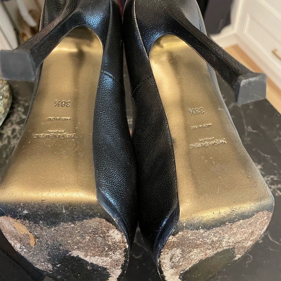 Authentic YSL Black Heels - Picture 5 of 6